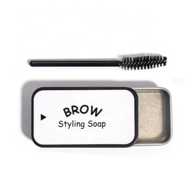 Ready To Ship Eyebrow Styling Longlasting Waterproof Soap Eye Brow Wax With Free Brush