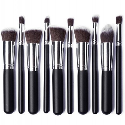 Private label 10pcs kabuki makeup brush set cheap price makeup brush